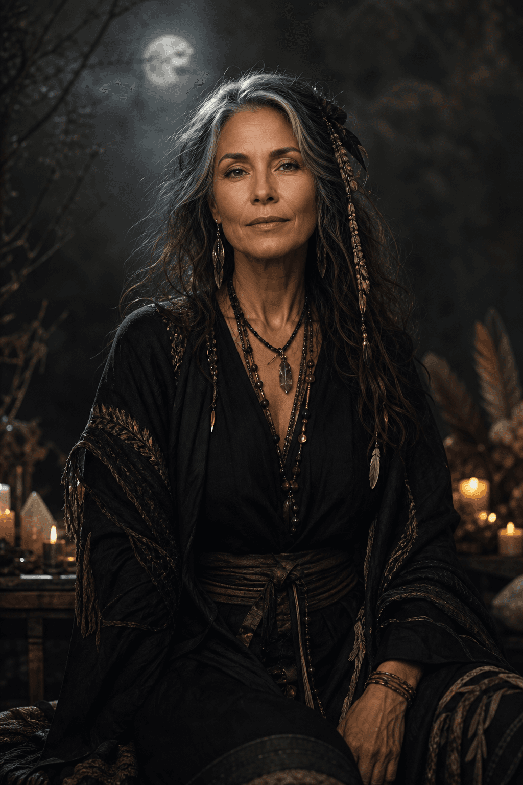 Shamanic healer portrait